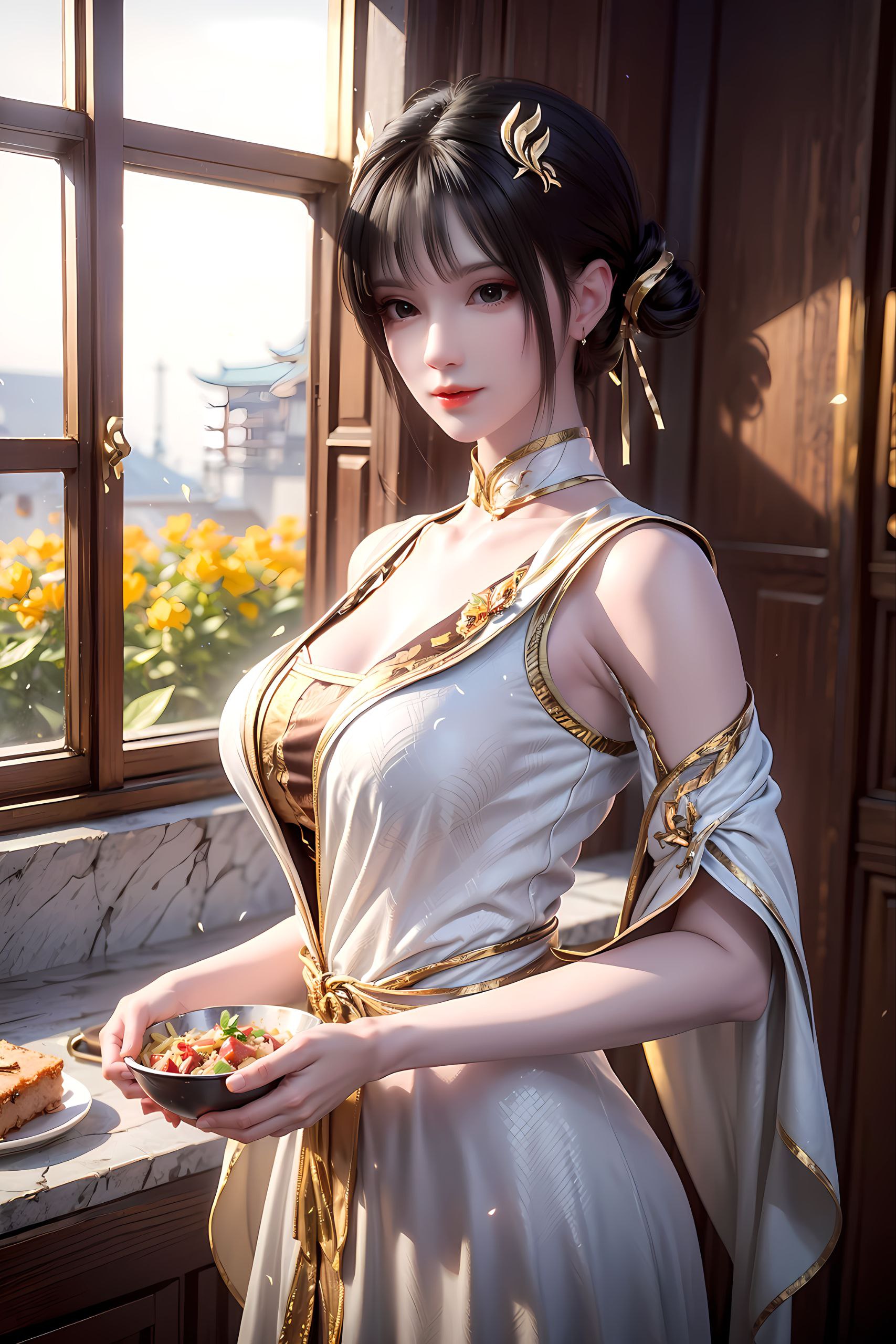 色塑造方面
